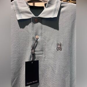 Light blue Psych Bunny Polo